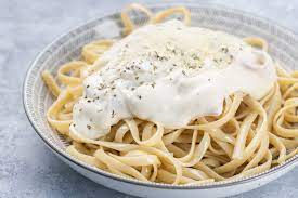 pasta con salsa cremosa